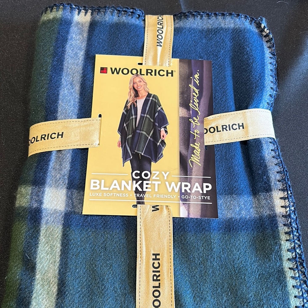Cozy Blanket Wrap by Woolrich - NWT- One Size